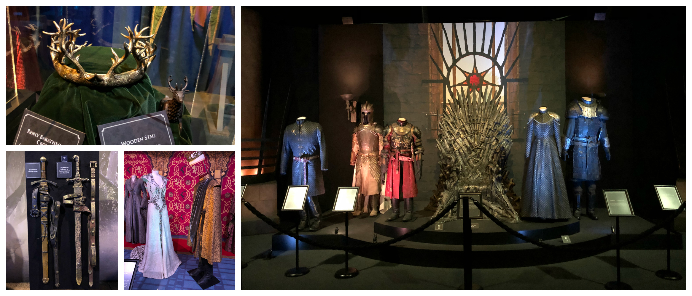 GOT Touring Exhibit Lannister and Baratheon